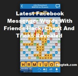 Facebook Messenger Words With Friends
