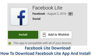 Facebook Lite Download  How To Download Facebook Lite App And Install