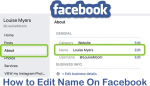 How to Edit Name On Facebook - Add Name on Facebook