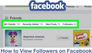 How to View Followers on Facebook - My Facebook Followers List