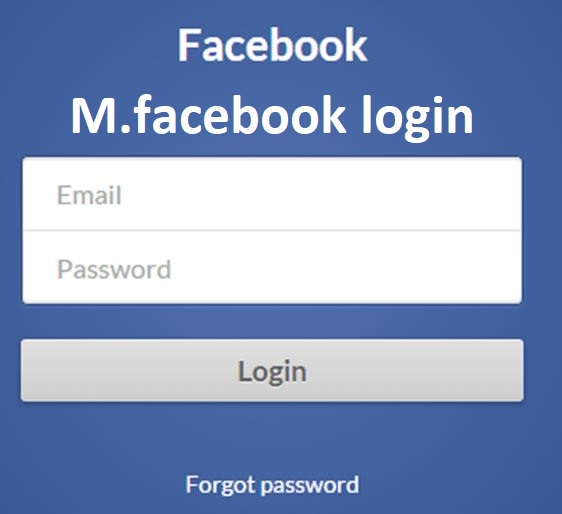 Facebook in www login sign How to