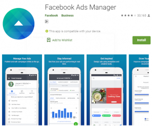 facebook ads manager app