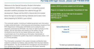 sesis login