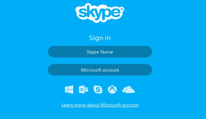 cara sign in skype for business