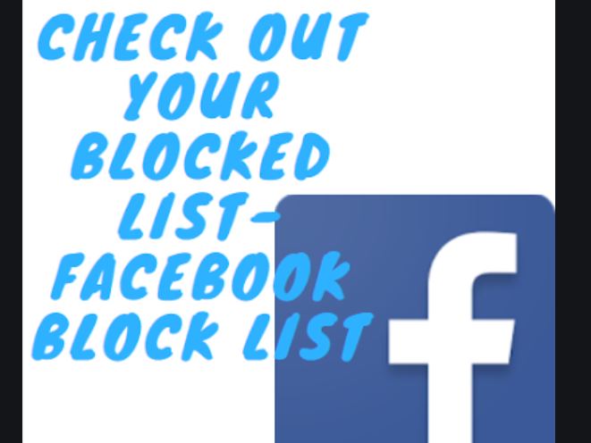 View My Blocked List On Facebook | Unblock Friends - IsogTek