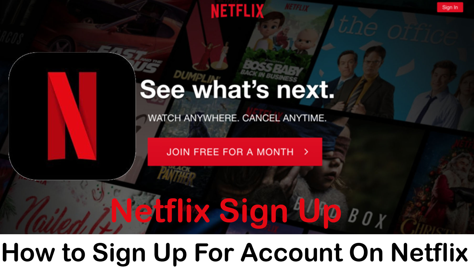 Netflix Sign Up - How to Sign Up For Account On Netflix