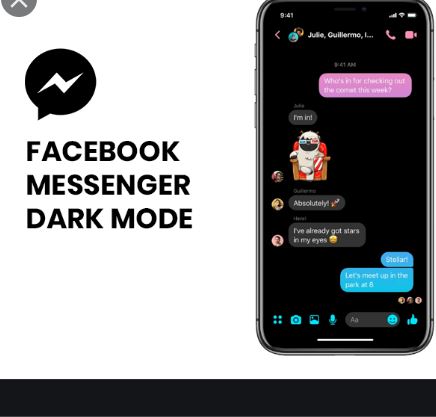 facebook messenger dark mode apk